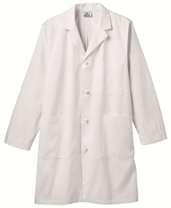 Graduate Men's Knot Button Ipad Long Lab Coat Embroidered #762