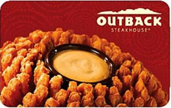 Outback Gift Card $25