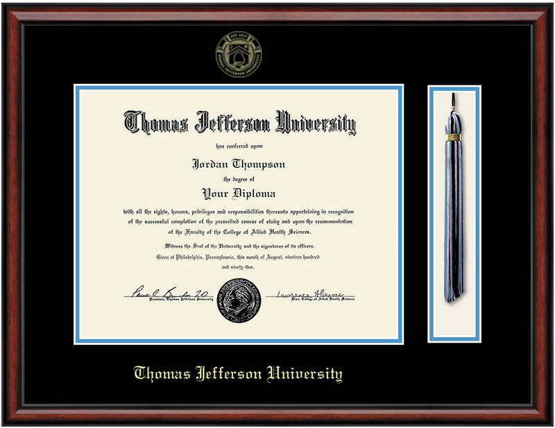 Jefferson Masters/Phd Southport Diploma Frame